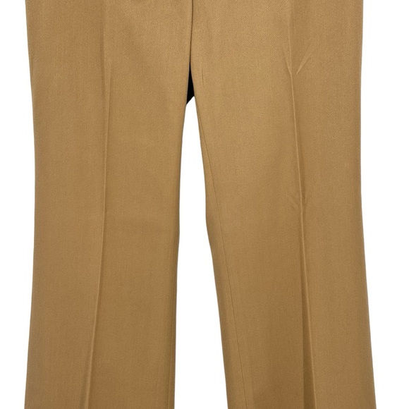 Women Anne Klein Size 12 (Jacket) 8 (Pants) Tan Polyester/Rayon/Spandex Pantsuit - Picture 13 of 16